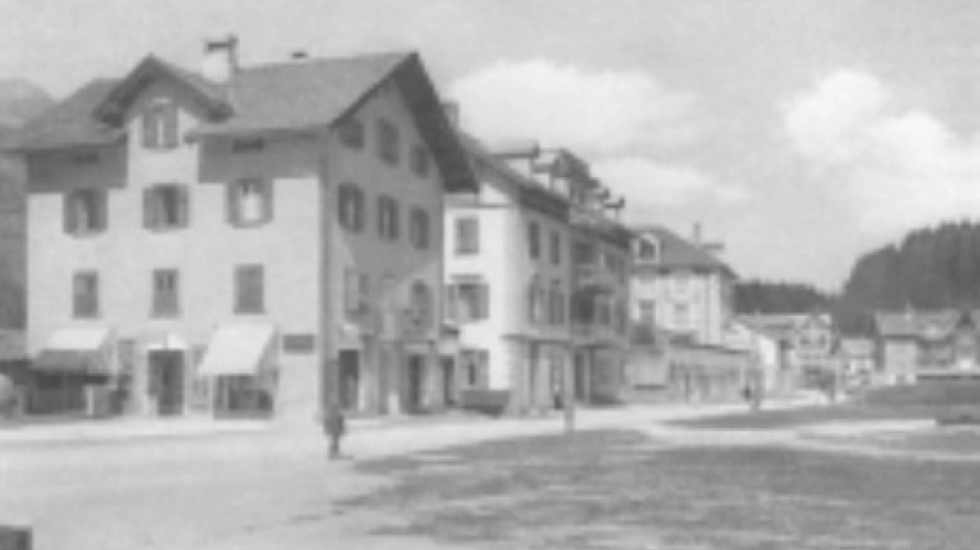 Gebäude der Dorfgarage in Unterterzen